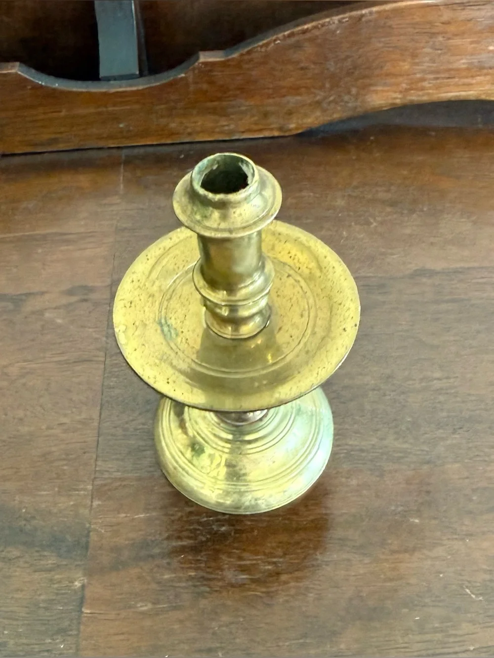 Virginia Metalcrafters Williamsburg Brass Mid-Drip Candlestick VM 16-39 4